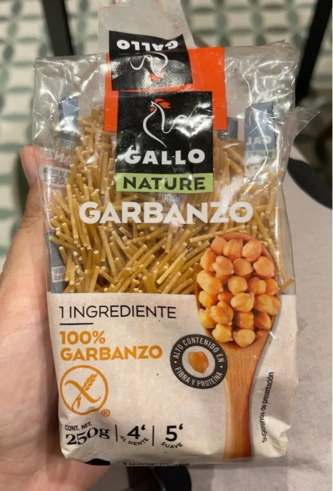 Gallo natural de garbanzos