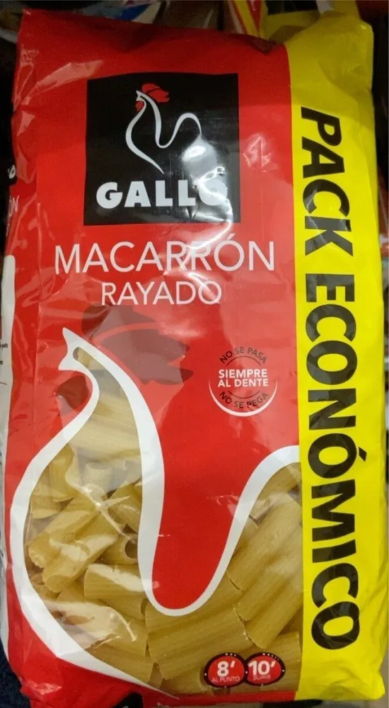 Macarrón Rayado
