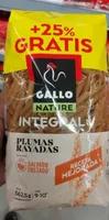 Plumas rayadas