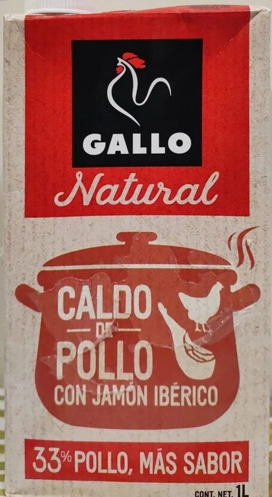 Gallo Natural Caldo de pollo con jamón