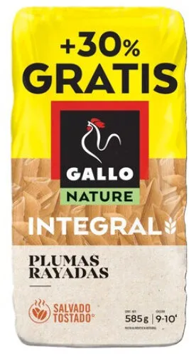 Plumas rayadas integral