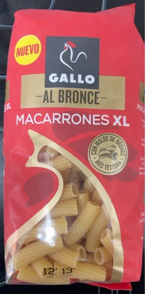 Macarrones al bronce XL