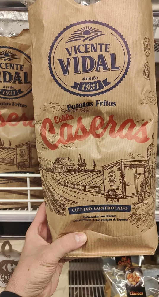 Patatas fritas estilo caseras