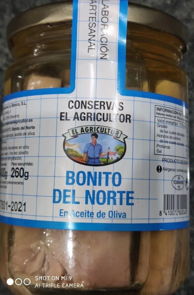 Bonito del norte en aceite de oliva