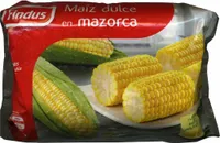 Maíz dulce en mazorca congelado "Findus"