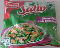 Menestra con gambas