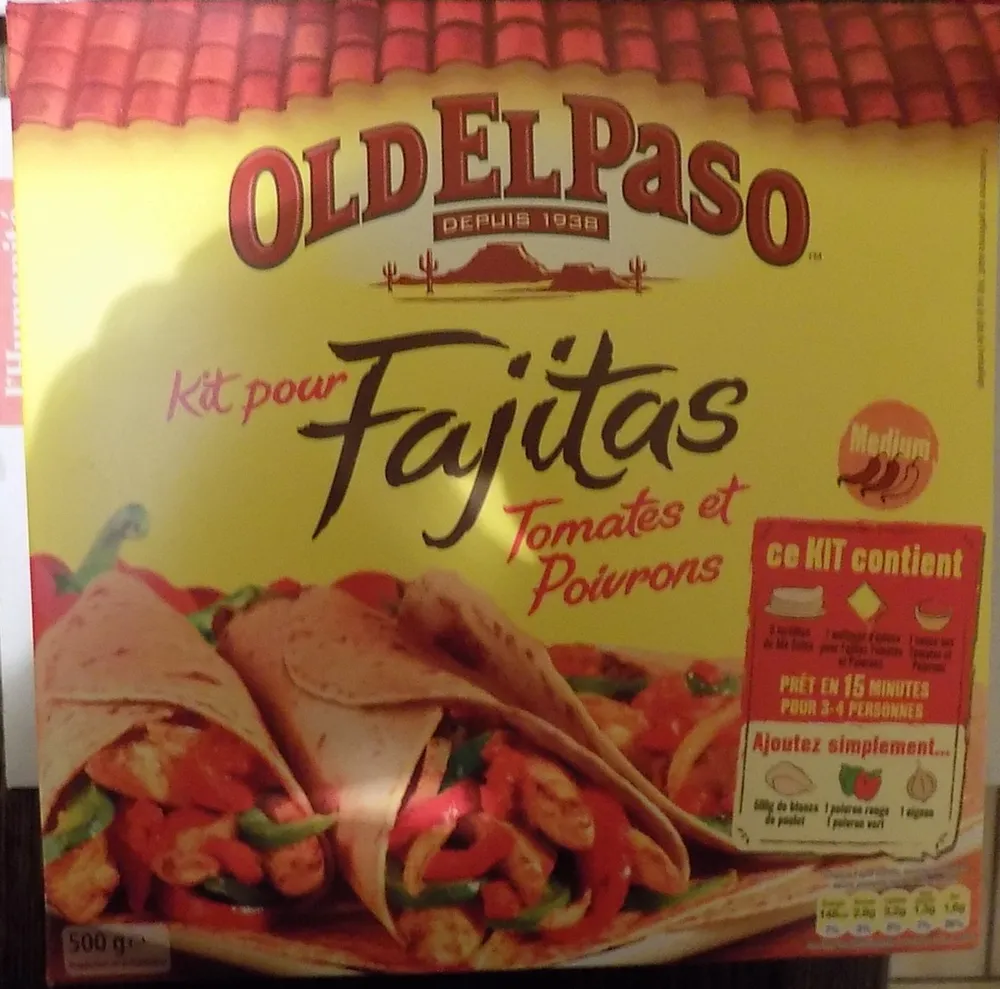 Kit pour Fajitas Tomates et poivrons