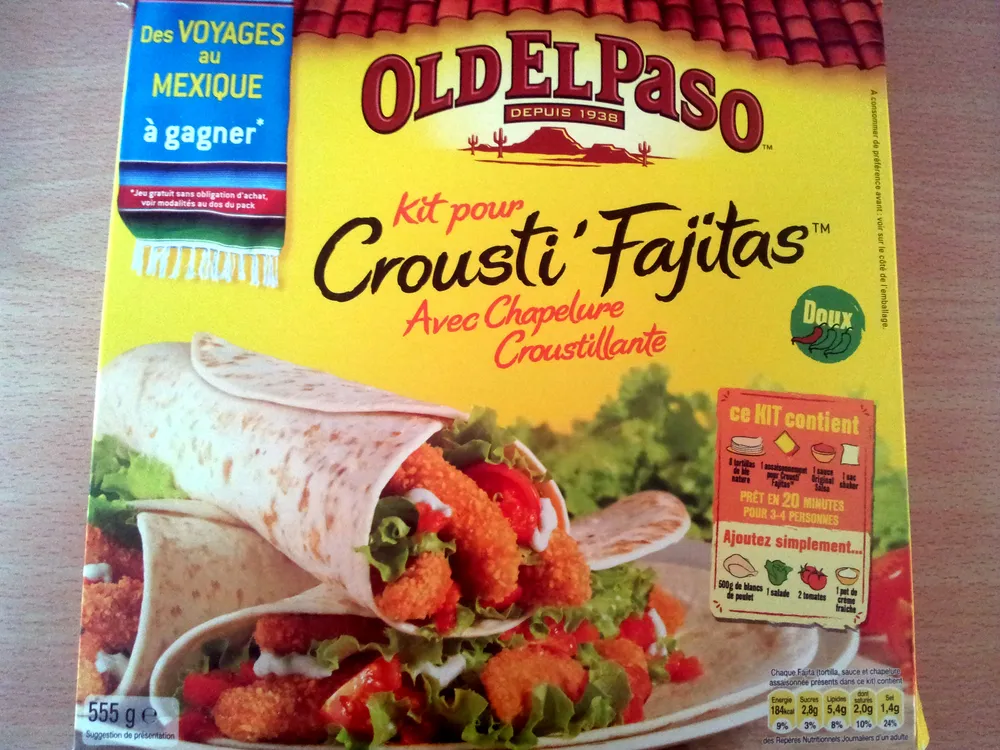 Kit pour Crousti' Fajitas avec Chapelure Croustillante