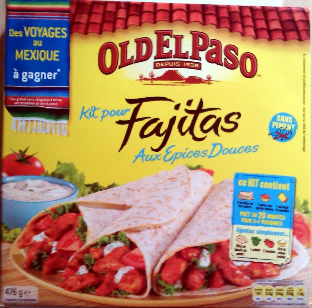Kit pour Fajitas aux épices douces