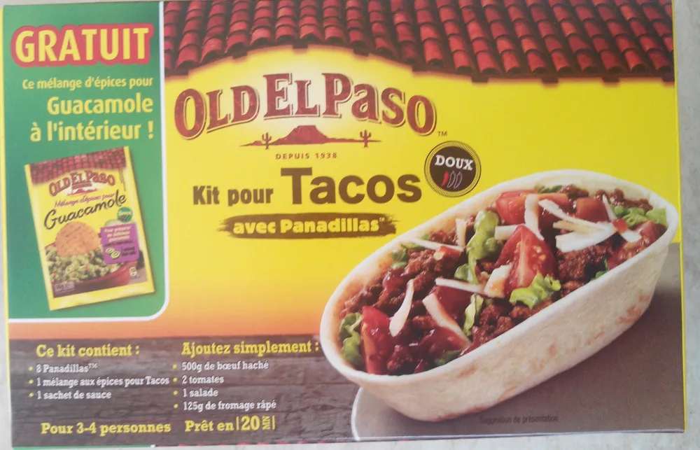 Kit pour tacos avec panadillas