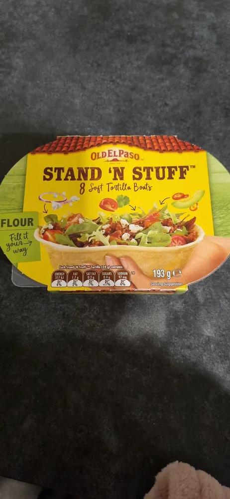 Stand 'N Stuff 8 Soft Tortilla Boats