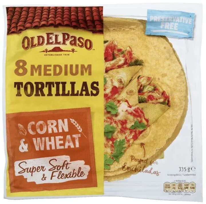 Tortillas Corn & Wheat