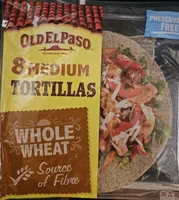 8 Medium Whole Wheat Tortillas