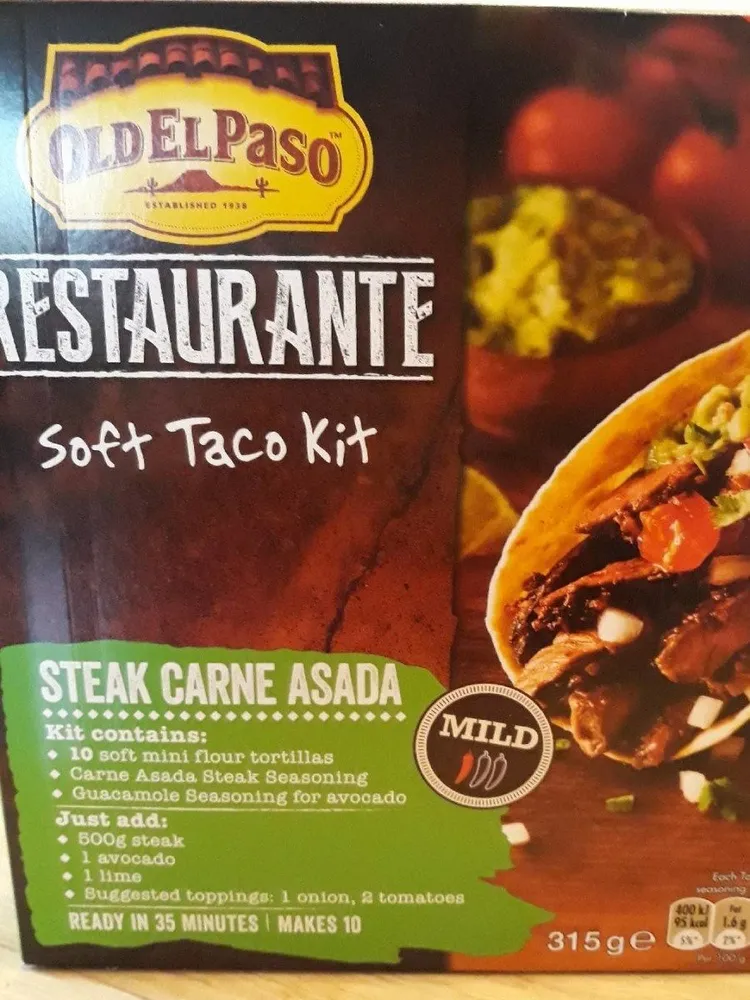 Old el paso mini tacos
