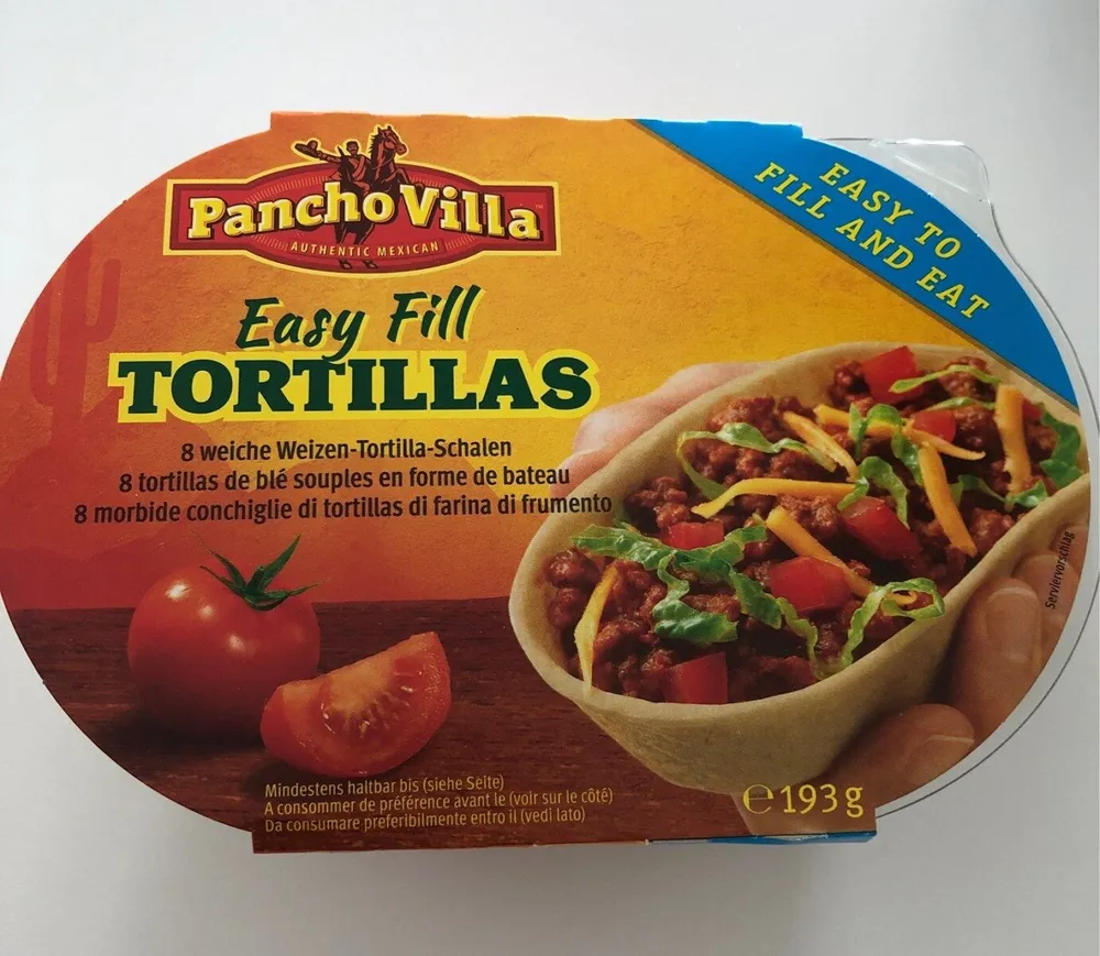 Easy fill tortillas