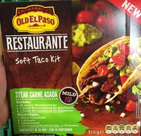 Restaurante Soft Taco Kit Steak Carne Asada