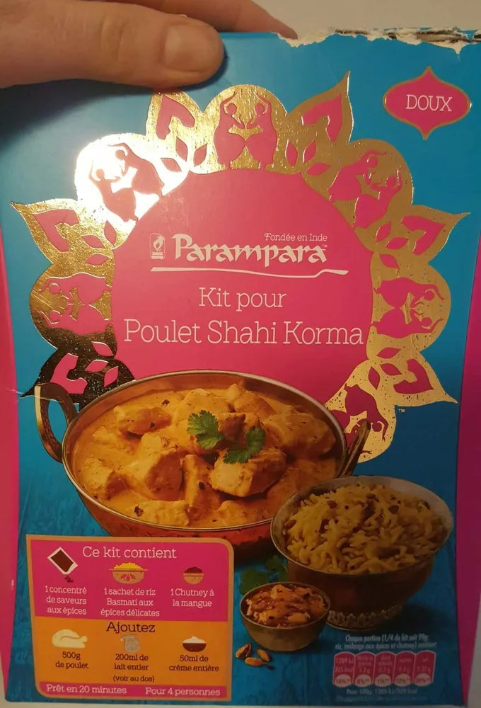 Kit pour poulet shah korma