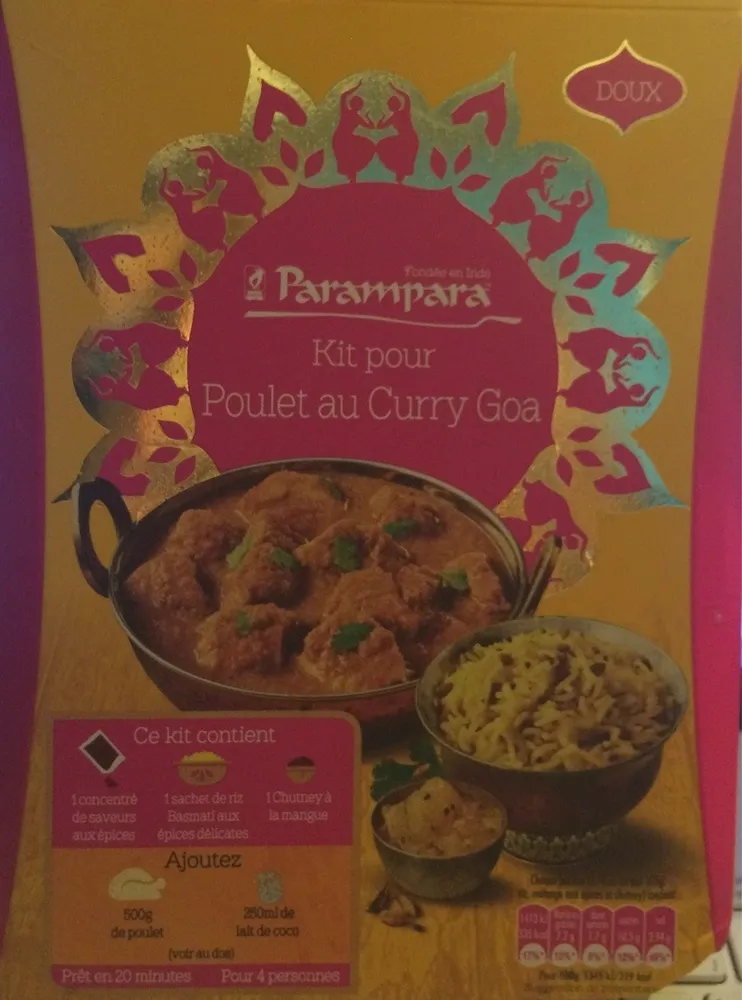 Kit pour Poulet au Curry Goa