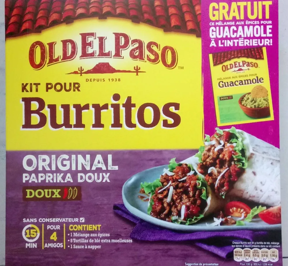 Kit pour burritos original