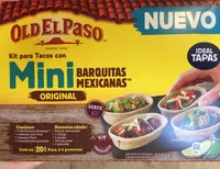 Mini barquitas mexicanas