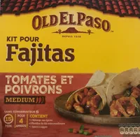Kit pour fajitas tomates et poivrons, medium