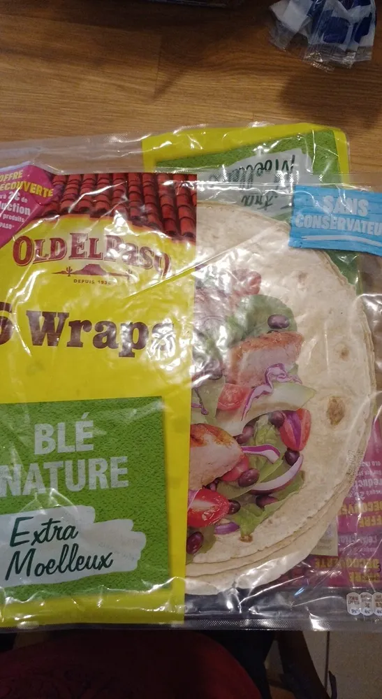 Wraps blé nature