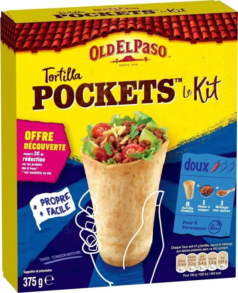 Tortilla Pockets Original doux