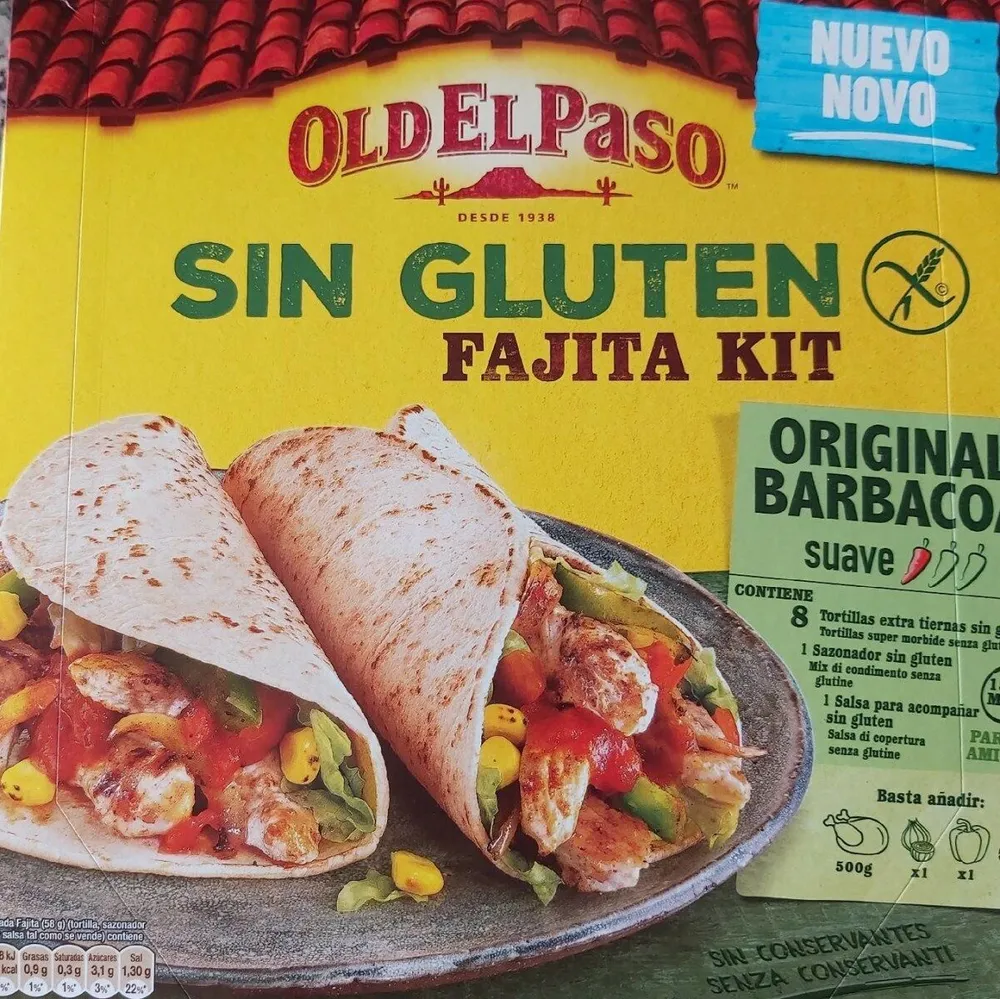 Fajita kit sin gluten