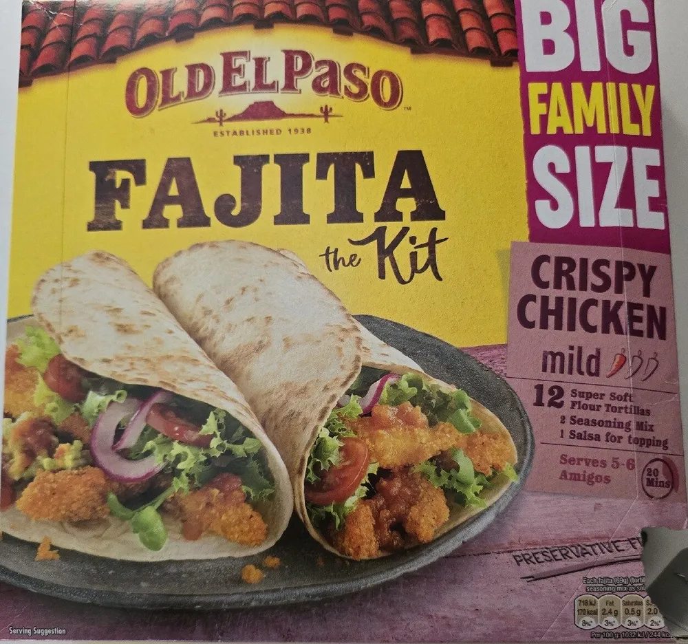 Fajita Kit (Crispy Chicken)