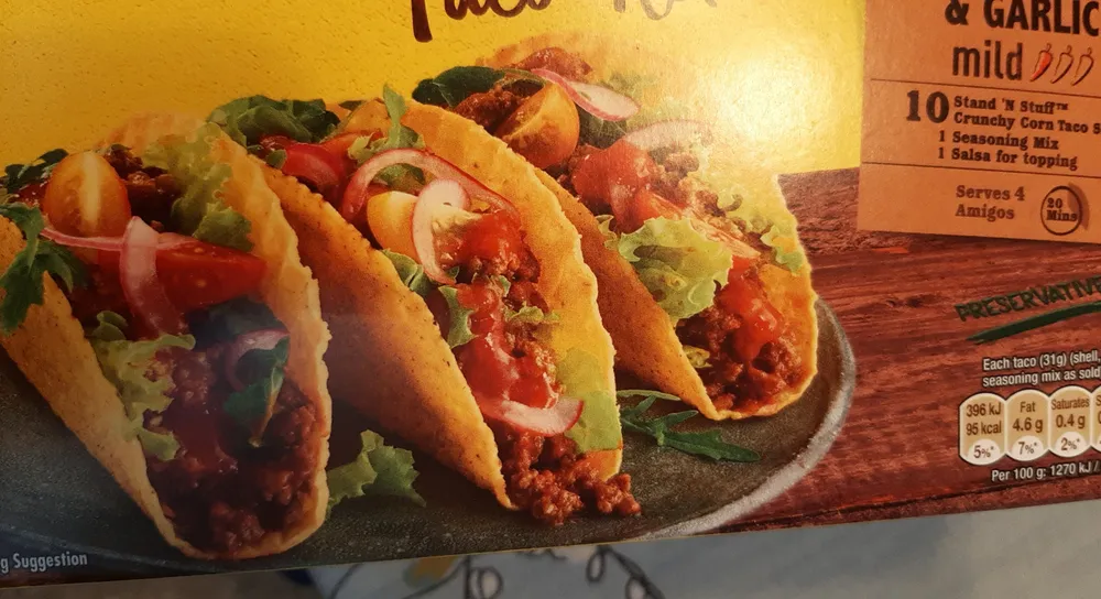 Old El Paso Stand n Stuff Taco Kit Sweet Paprika and Garlic