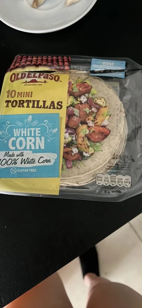 Mini Tortillas White Corn