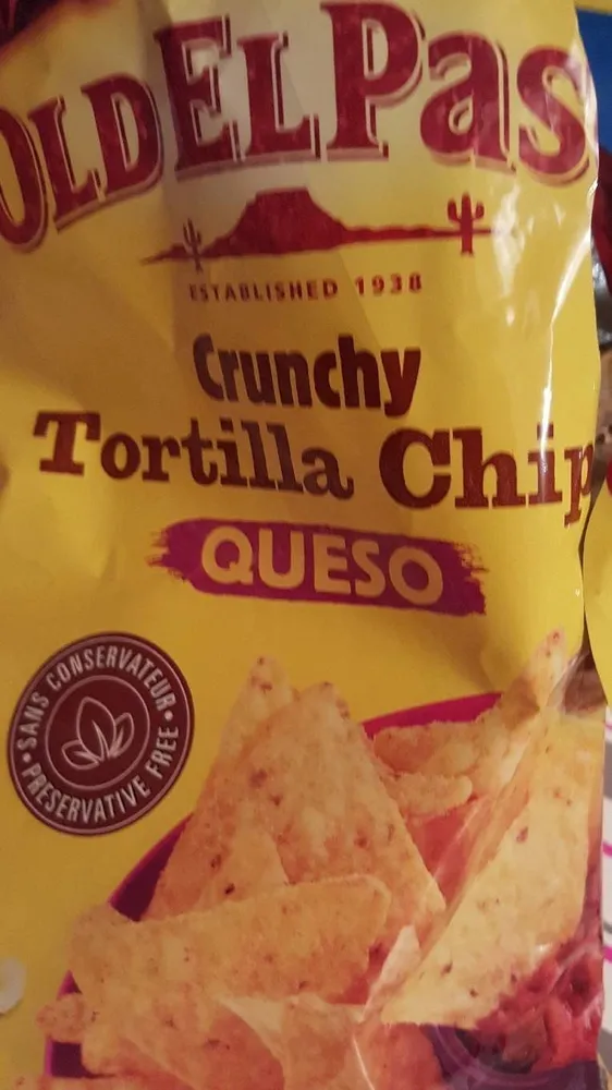 Chips Crunchy Tortilla fromage Old el Paso
