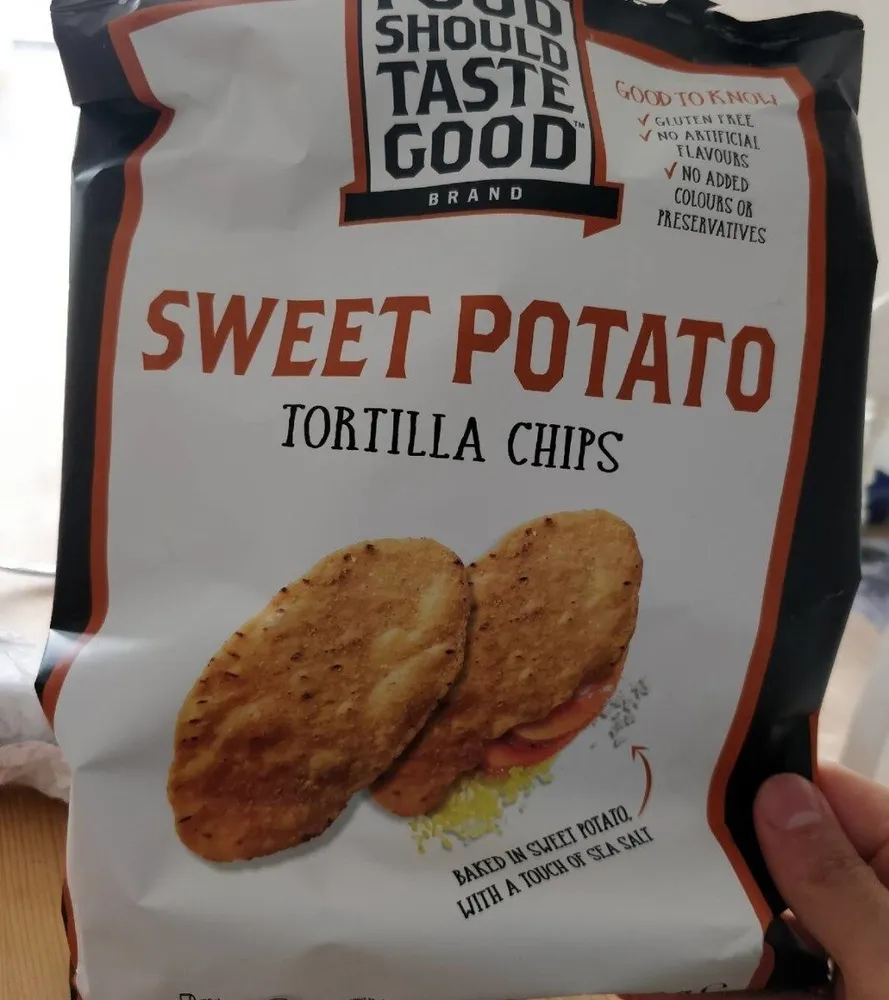 Sweet potato tortilla chips