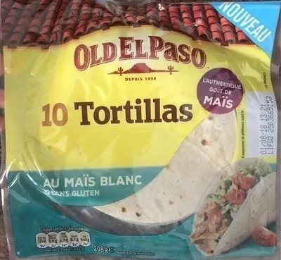 Tortillas au maïs blanc Sans gluten