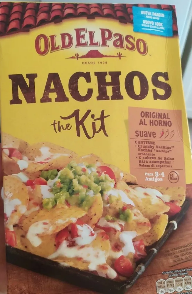 Kit para nachos original al horno suave caja 520 g