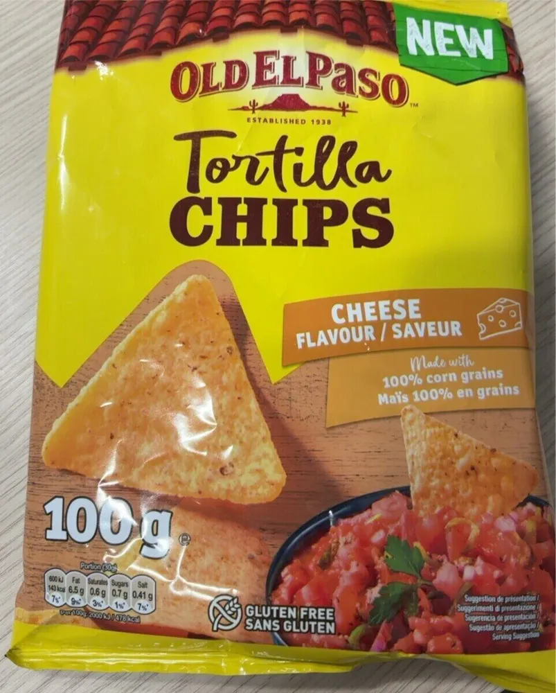 Tortilla chips cheese