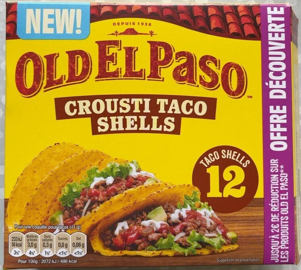 Crousty Taco Shells
