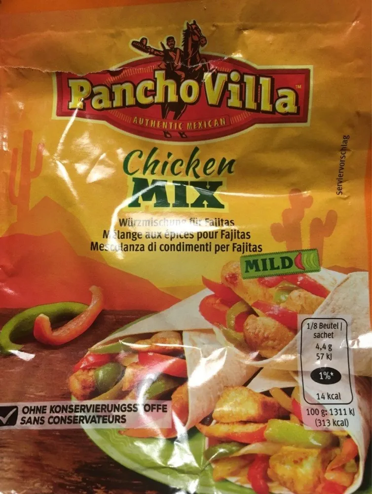 Chicken Mix - Würzmischung für Fajitas - Mild