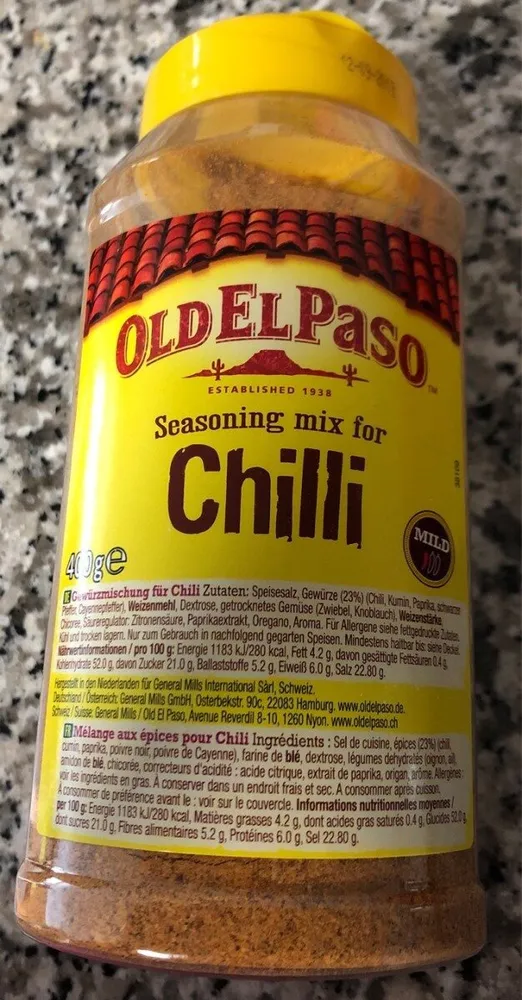 Seasoning mix for Chili
