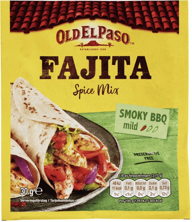 Spice Mix for Fajitas - Smoky BBQ