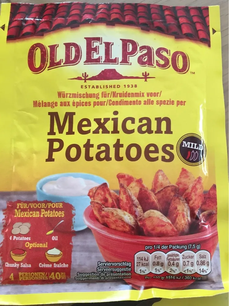 Mexican potatoes