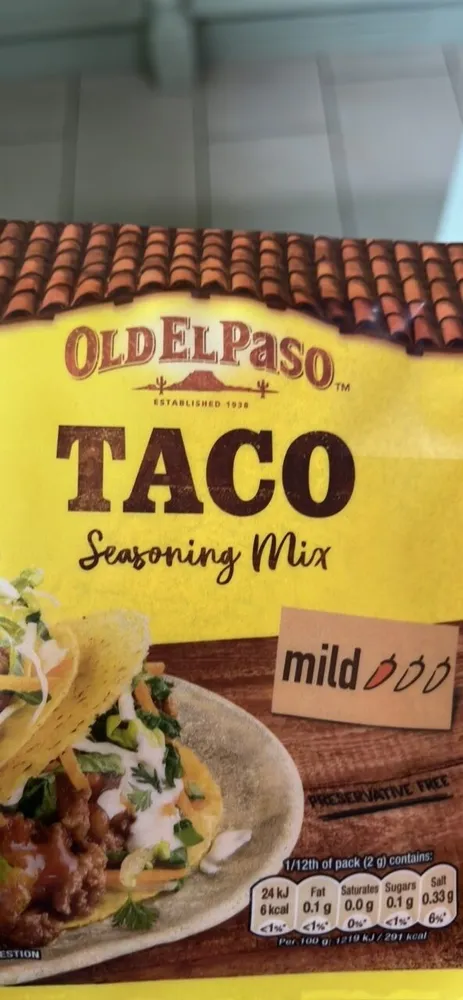 Taco Seasoning Mix