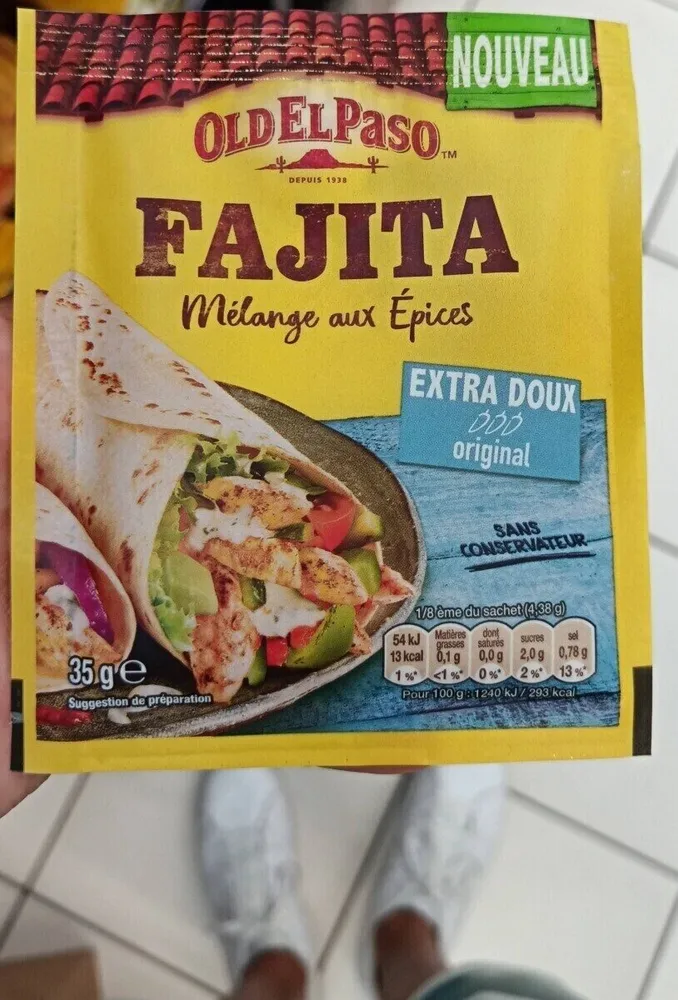 Fajita Mélange aux épices Extra doux