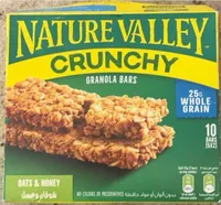 Nature valley crunchy oats and honey