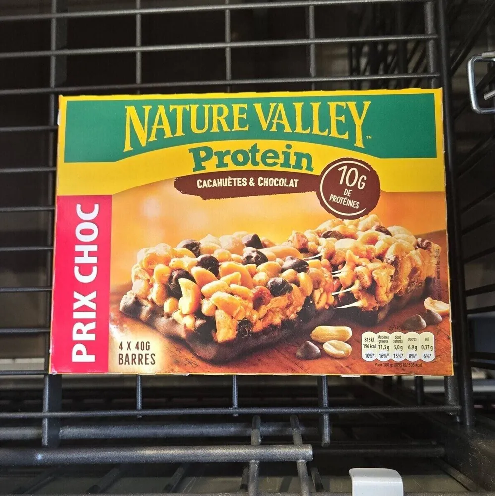 Nature valley cacahuète chocolat protéine