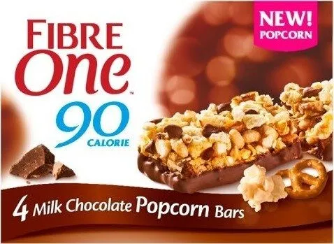 Milk Chocolate Popcorn Bars
