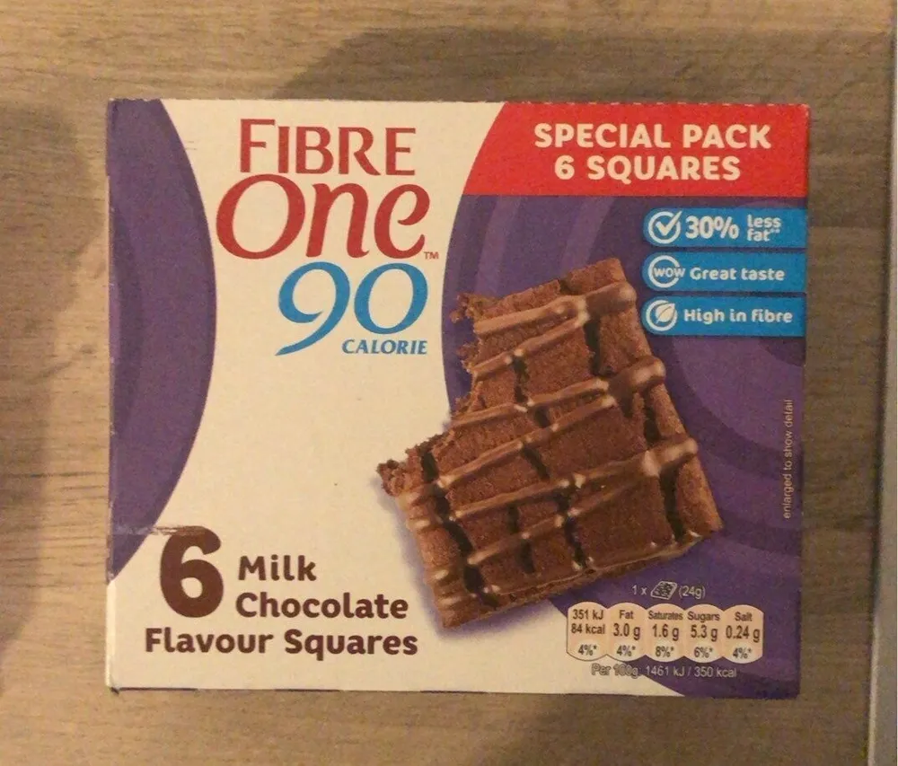 Fibre one milk chocolllate