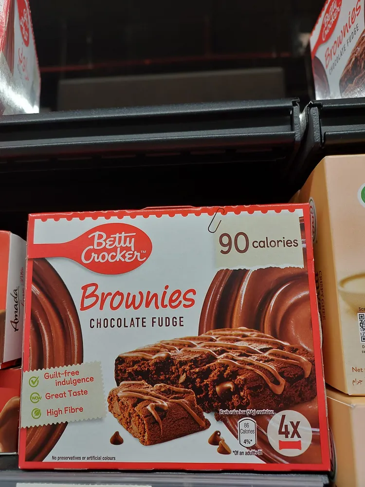 Betty crocker  brownies chocolate fudge4×24g