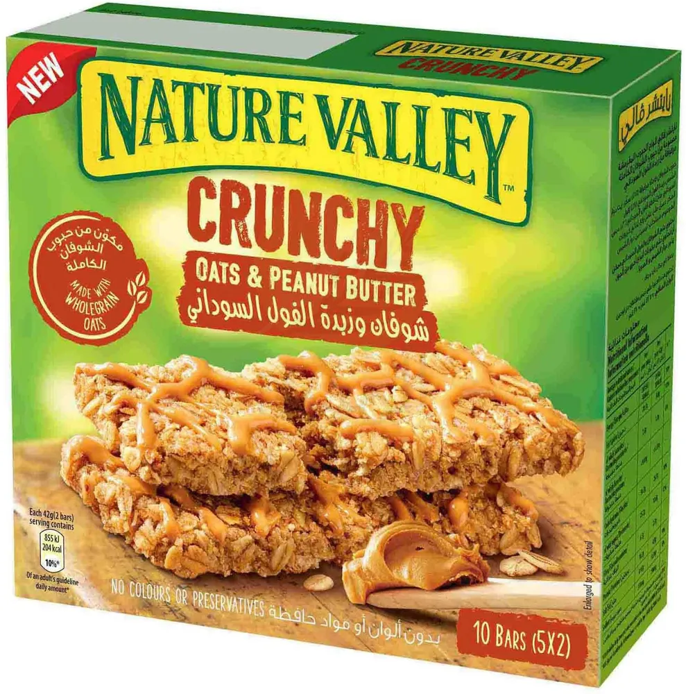 Crunchy oats & peanut butter