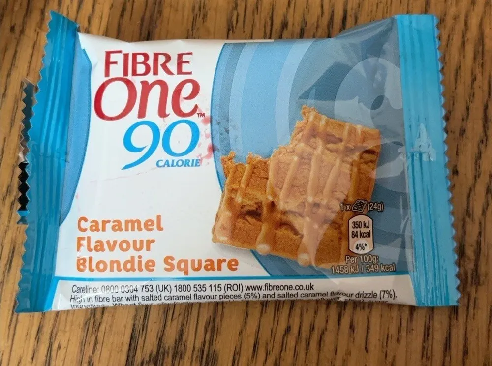 caramel blondie square